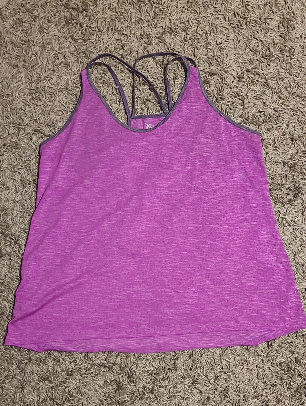 Old Navy Purple Strappy Racerback Tank